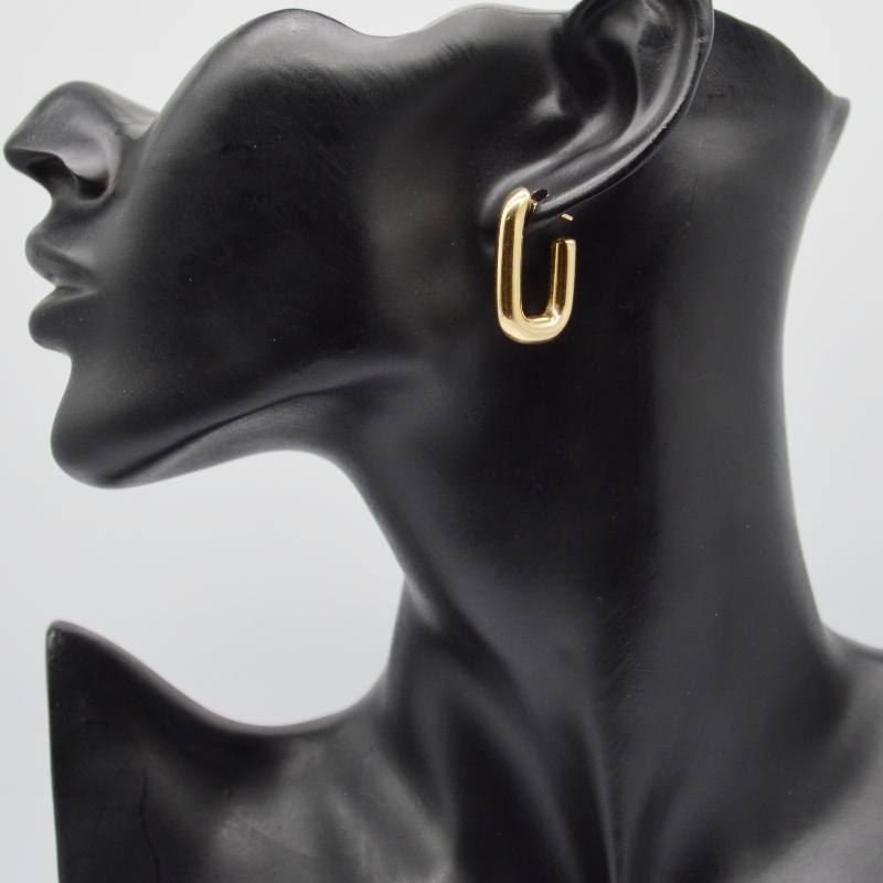 Неръждаема стомана С-тип обица rfbear166