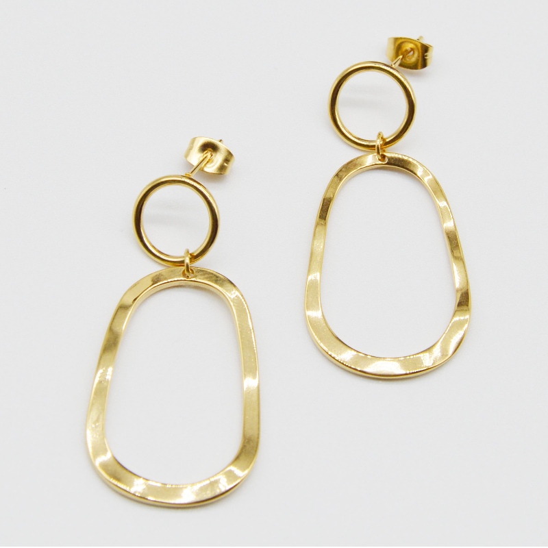 Обеци и обици от неръждаема стомана rbber0061