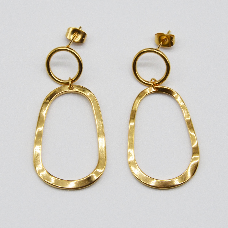 Обеци и обици от неръждаема стомана rbber0061