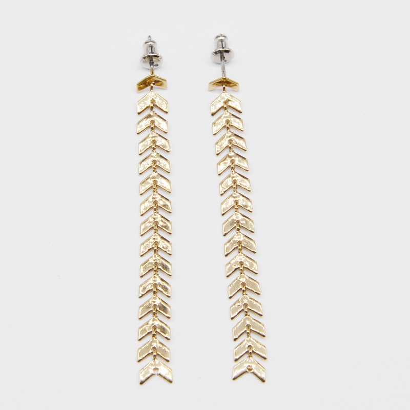 обици с верига от неръжда1654