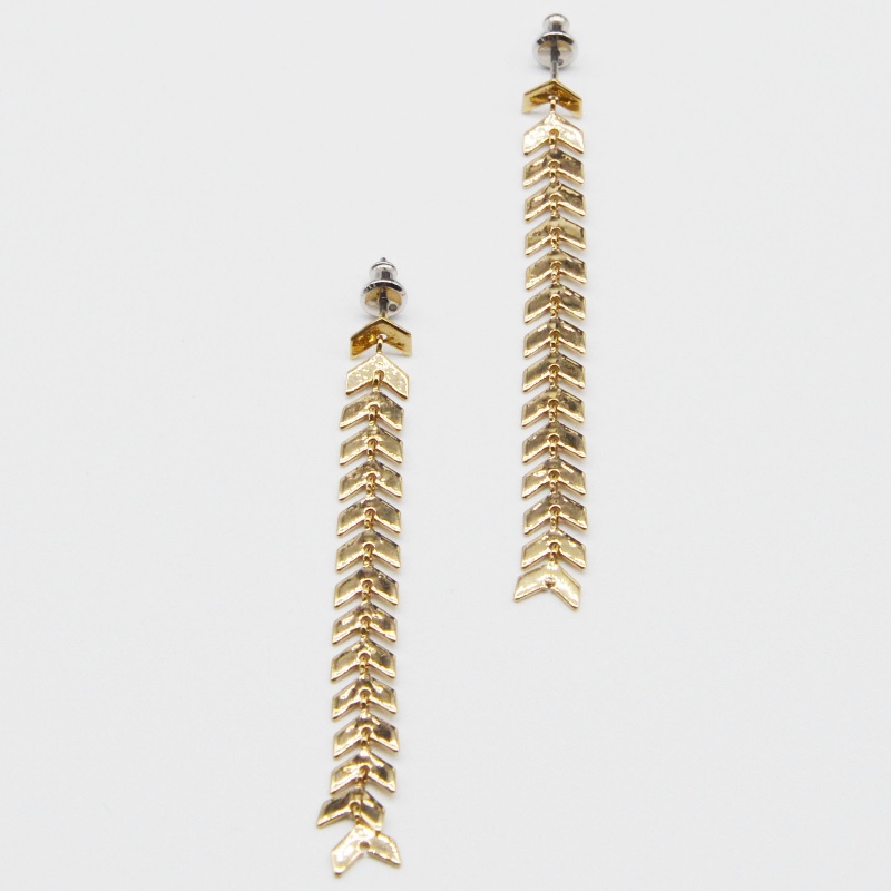 обици с верига от неръжда1654