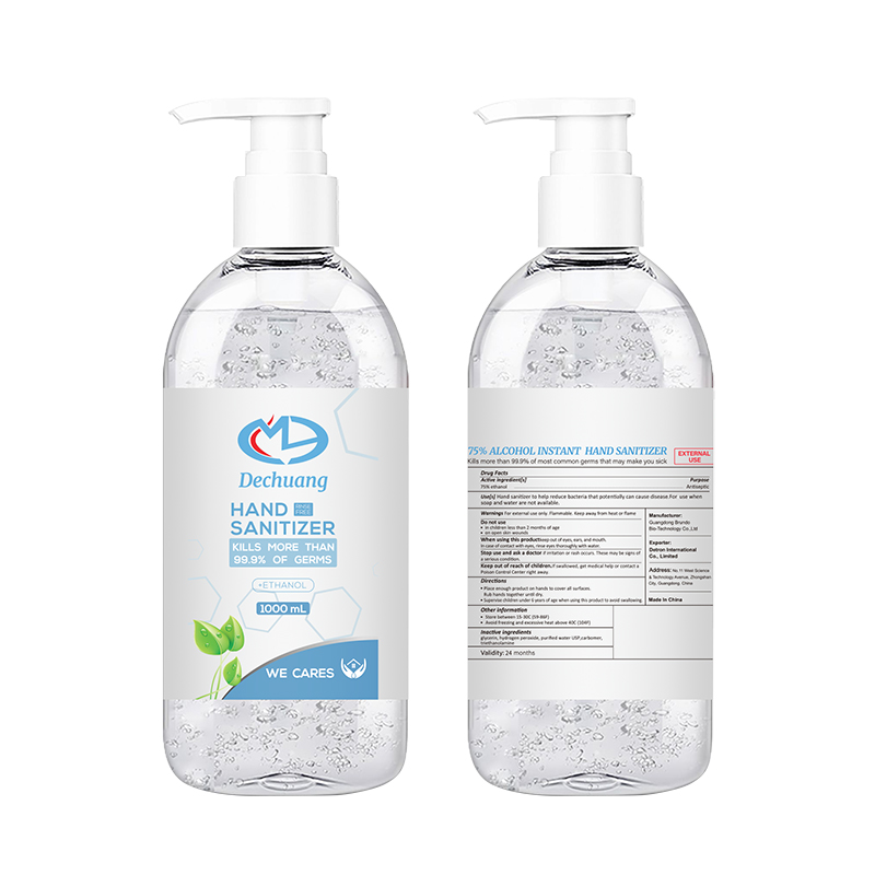 1000ml 75% Алкохолен инстант хенд Sanitizer Гел