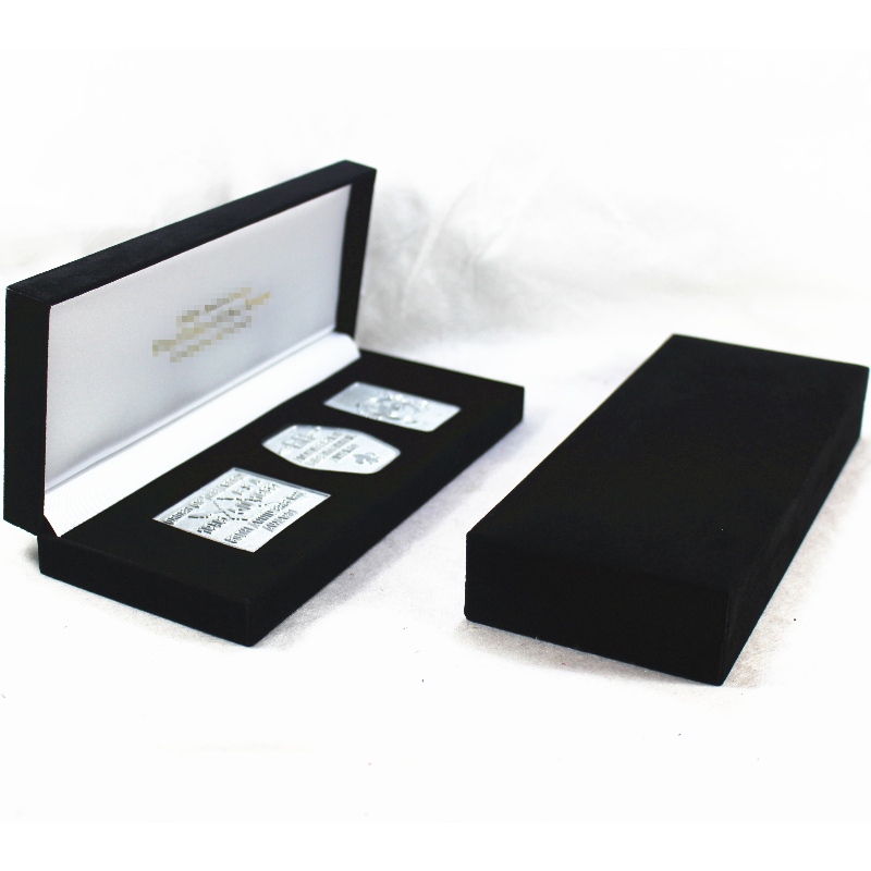 Елемент V-13 правоъгълна фланелатна кутия за 180*60 mm множество монети, значки, медали и др. хардуерпродукти.mmДобре.202*85*36, тегло около 16g