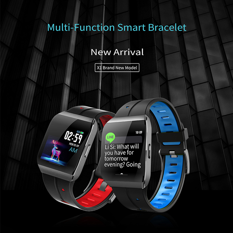 Smart Watch Multi-fuction smart Bracheet X1 (JYDA127) Smart sport watch Откриване на нивото на сън IP68 водоустойчиво