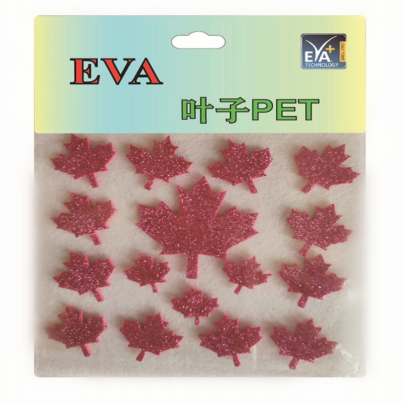 Фуражни стикери PET пяна Глитър PET пяна Xmas PET