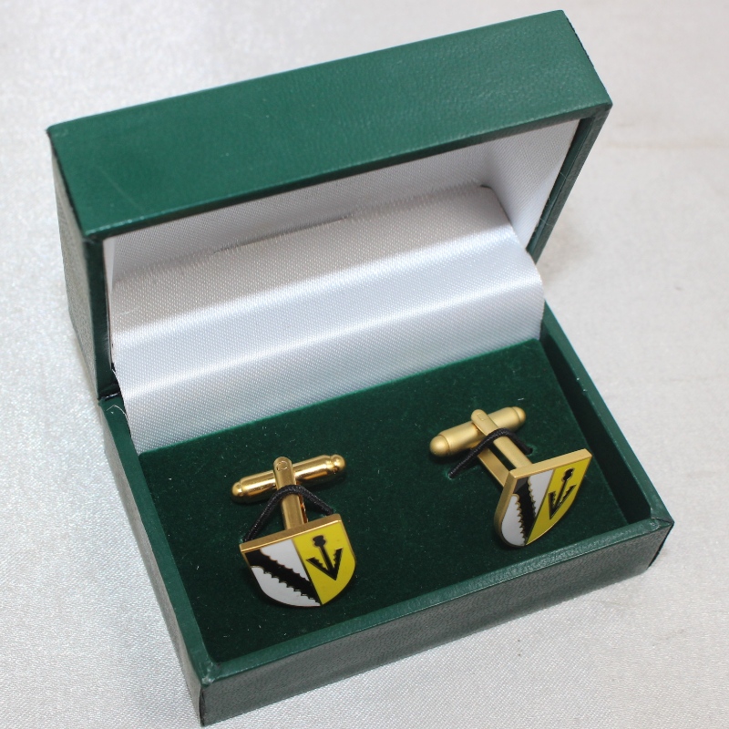 Артикул VK-1 правоъгълна пластмасова кутия, покрита с хартия от кожа, за клипс за вратовръзка 58 * 20 мм, ключодържател, копчета за рък...