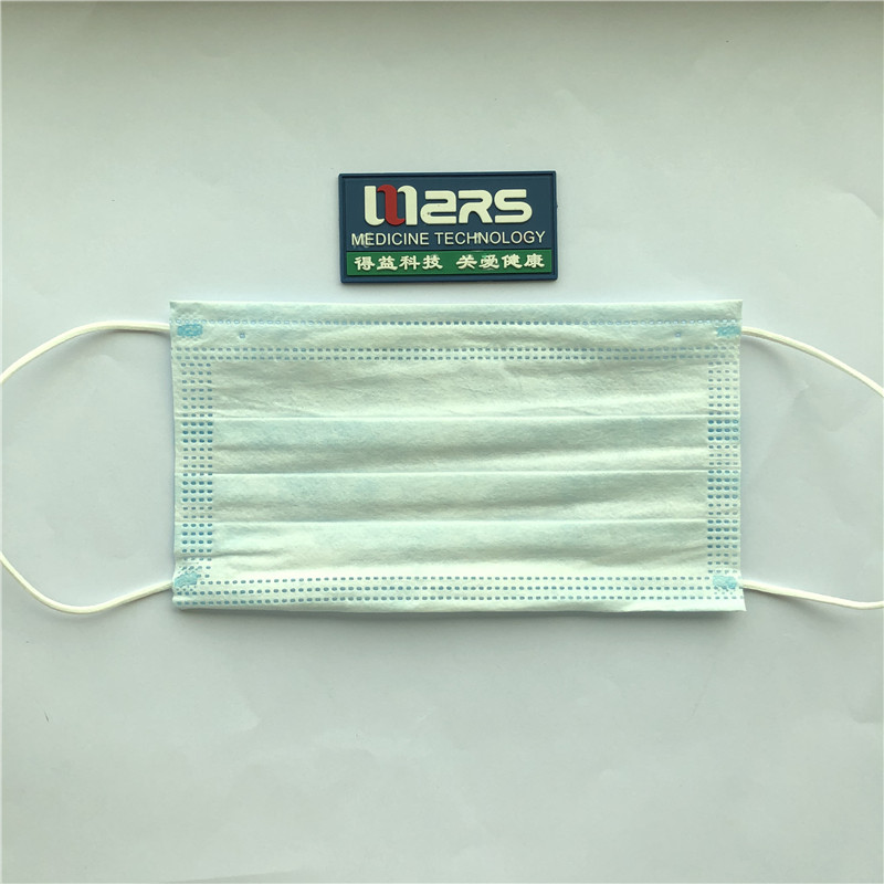 Фабрика за търговия на едро 3 пъти нетъкан медицински маска за еднократна употреба с ушен контур