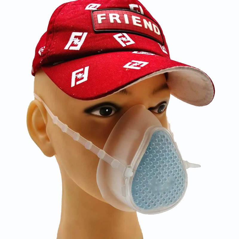 S8 \/ S9 Четирислойна филтрация за еднократна употреба на силиконова маска, устойчива на вирус, е 98,2%