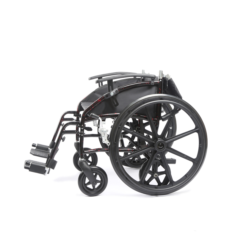 Лека инвалидна количка, Транспортно-алуминиева инвалидна количка, Транспортен стол 2 в 1