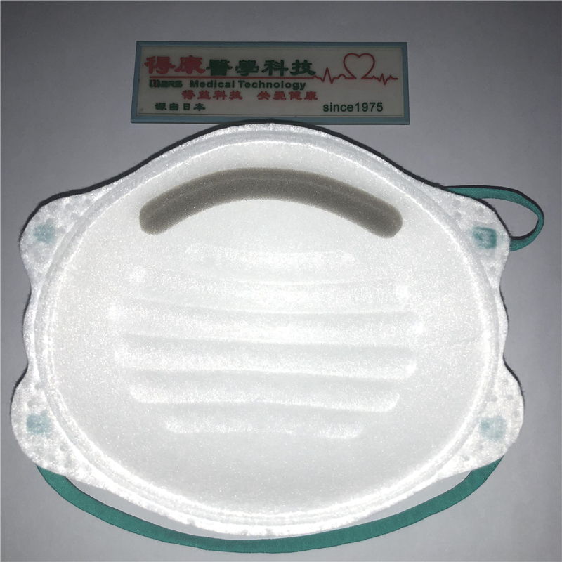 Еднократна нетъкана чаша с форма на N95 половин лице за самостоятелна употреба