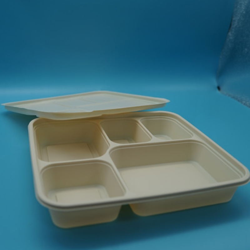 херметично микровълново отделение за отнемане на биоразградими опаковки за хранителни съдове за съхранение на храна за еднократна употреба