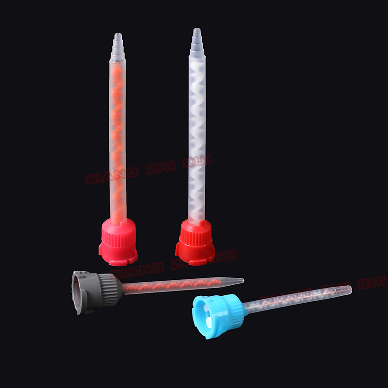 Статична смесителна тръба AB каучукова тръба за пълнене лепило за смесване на вода лепило за стикер смесител накрайник за статиче...