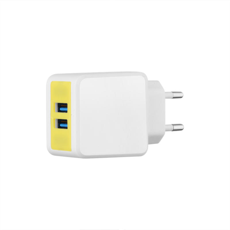 Двупортови портативни USB стенни зарядни многопортови usb зарядни устройства OEM / US / UK / AU OEM