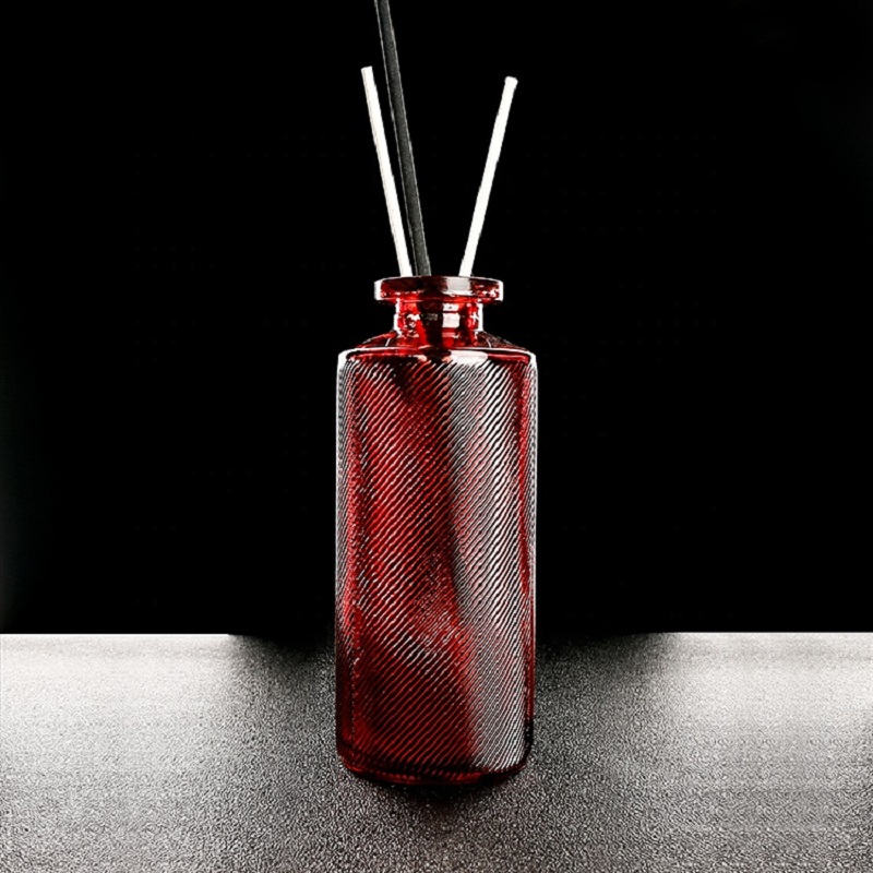 Цветна стъклена бутилка за дифузьор с тръстика с високо качество