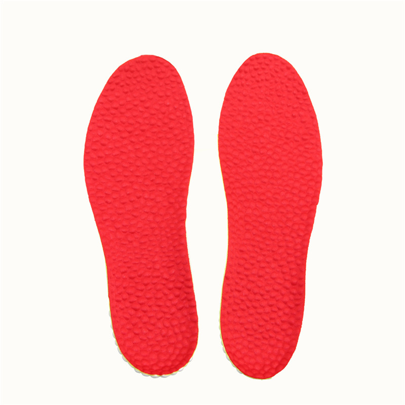 Технология E-TPU Попкорн Инсолс Висока еластичност Лек тегло Плантатър Фашиит Обувки Масаж Ортопейски Безобразия За мъже и жени