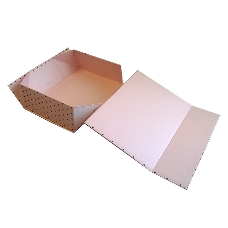 Розова сферична кутия с магнитно затваряне Продължителна складова кутия
