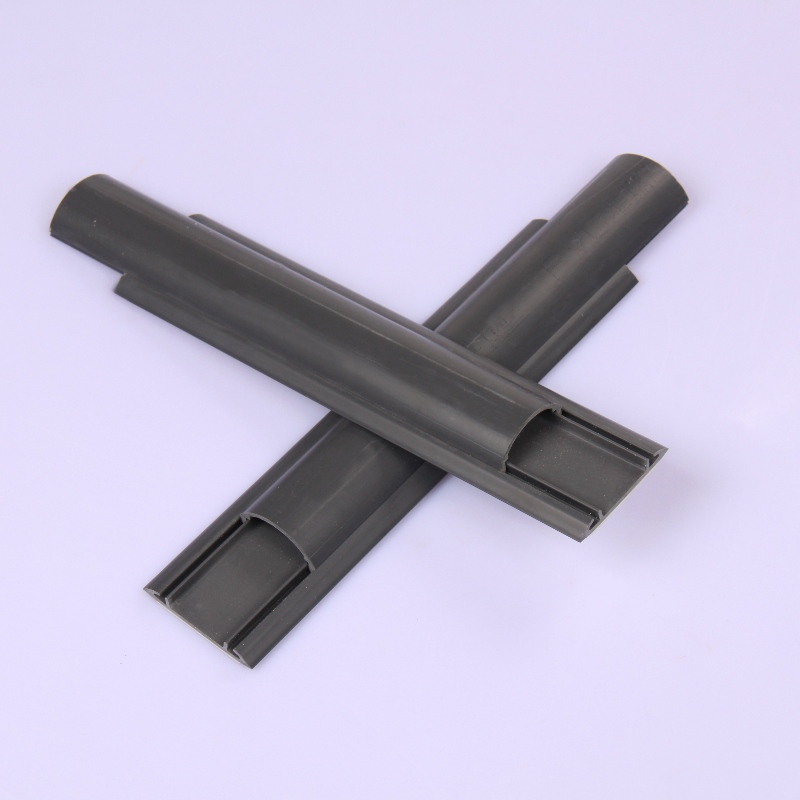 PVC кабелен протектор PVC подът електрически кабел покриват пластмасов кабелен покривач