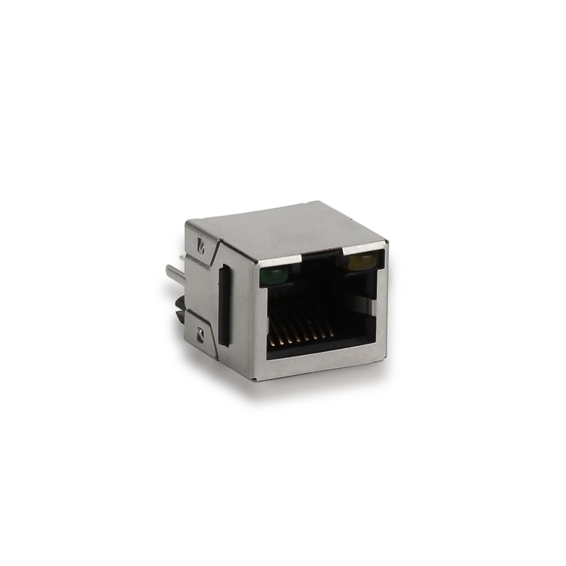 RJ45,1X1,LED,Shield Case