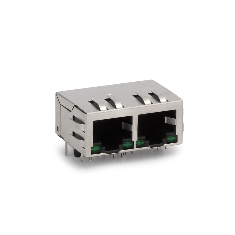 RJ45,1X2(Филтър),LED,Shield Case