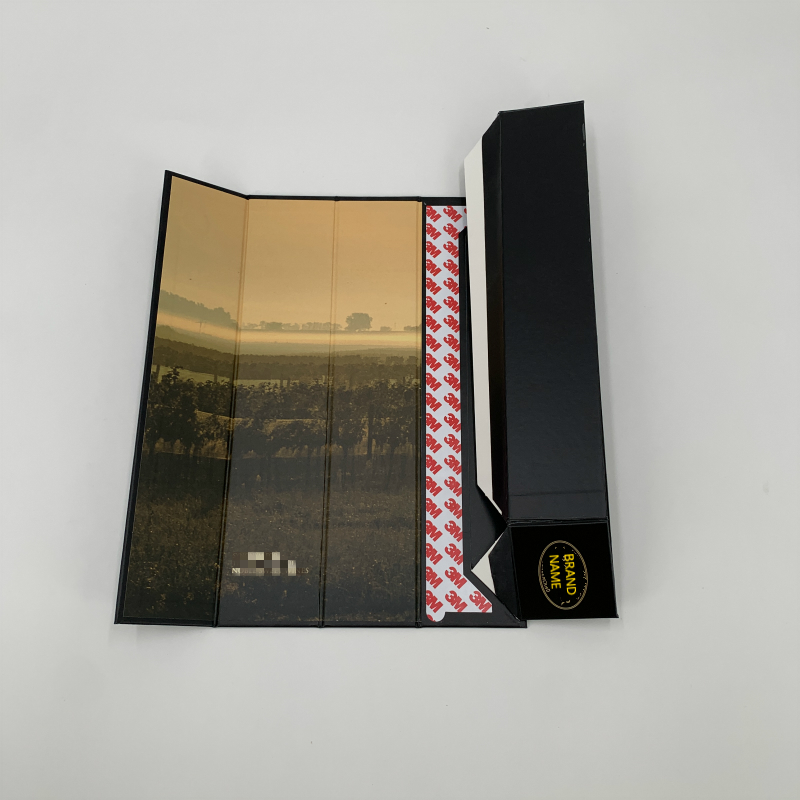 Кутия за бутилки вино по поръчка за шампанско Сватбена кутия за вино