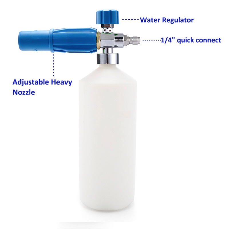 Foam Cannon Snow Foam Lance Pressure Washer Car Wash Quick Release Adjustable 1\/4 \