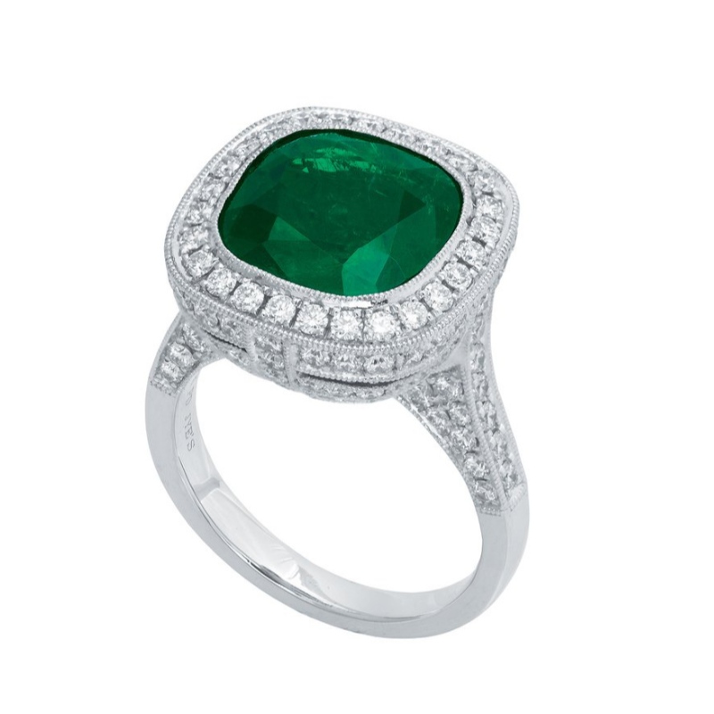 Дамски европейски и американски стил проста атмосфера гнездо нокът комплект циркон 925 сребърен пръстен Китай Ruifanbao фабрика за об...