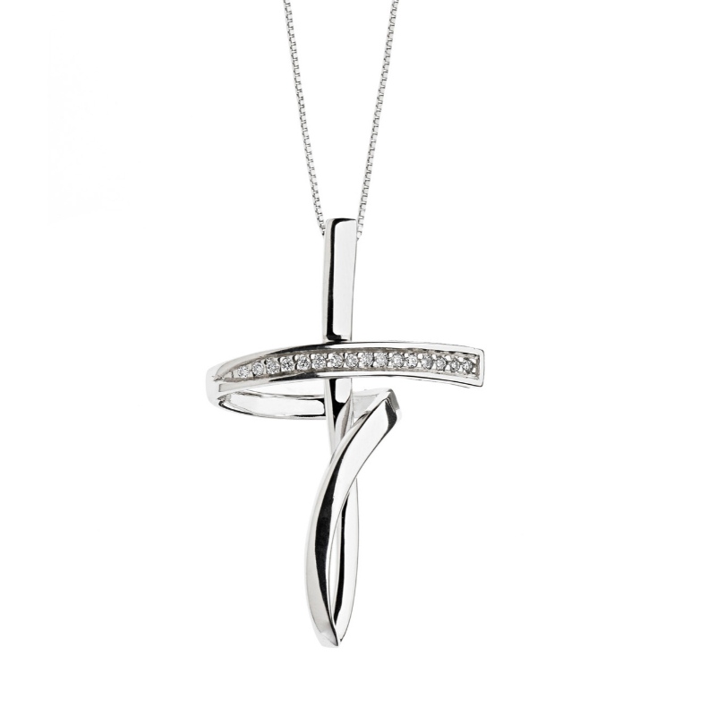 Дамски европейски и американски крос 925 стерлингови сребърни колиета Китай Ruifanbao фабрика за обработка на бижута