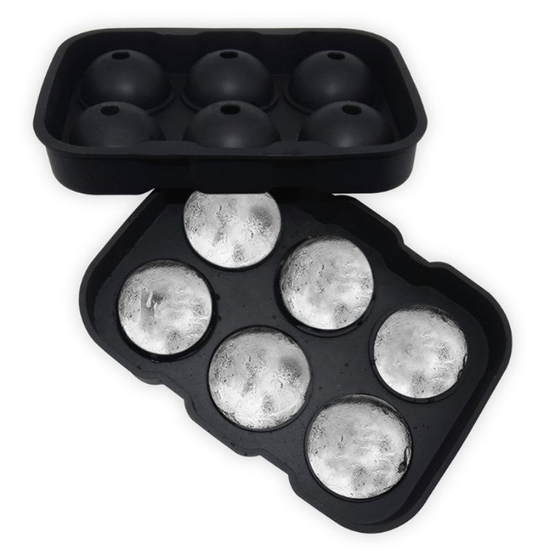 Специален модел лед за 10 цветни точкови уиски с 6 дупки форма за хокей на лед кръгла водоустойчива машина за лед