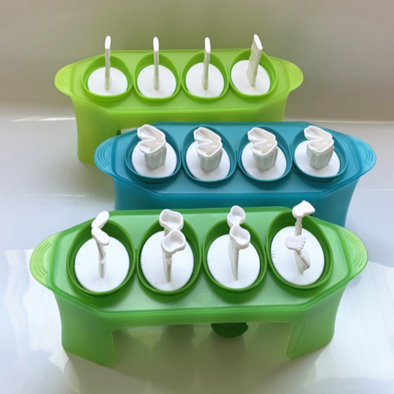 Нов модел на череп за сладолед див човек зомби модел силиконова попсикула със скоба DIY ръчна плесен за сладолед