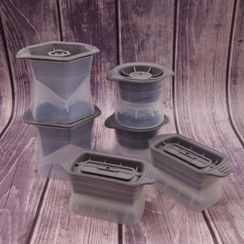 Пластмасова силиконова форма за хокей на лед пластмасова бързо замразена форма за хокей на лед кръгла бързо замразена форма за х...