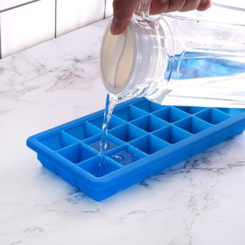 Силикагел 21 ледена решетка домакински леден блок 21 калъф с покриваща форма, замразена спомагателна кутия за лед решетка може да б...