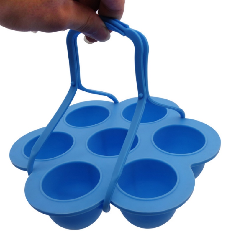 Дръжка за храна за аксесоари от силикагел със 7 дупки, силиконова форма за торта, решетка за лед