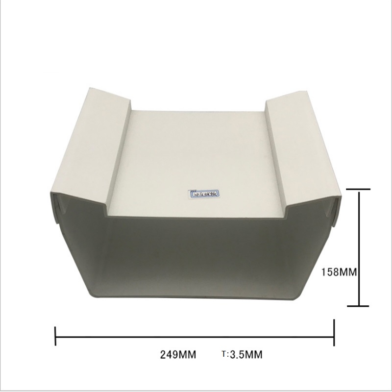 Потребителски пластмасов профил екструдиращ квадратен тръбопровод за водопади, покриващи се от PVC пластмаса