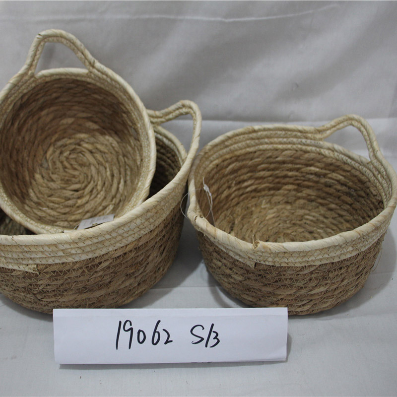 Защита на околната среда тъкана кошница гладко и удобно съхранение на кухненски кошници