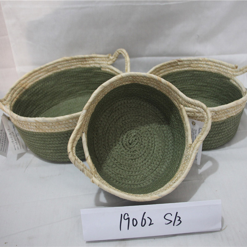 Защита на околната среда тъкана кошница гладко и удобно съхранение на кухненски кошници