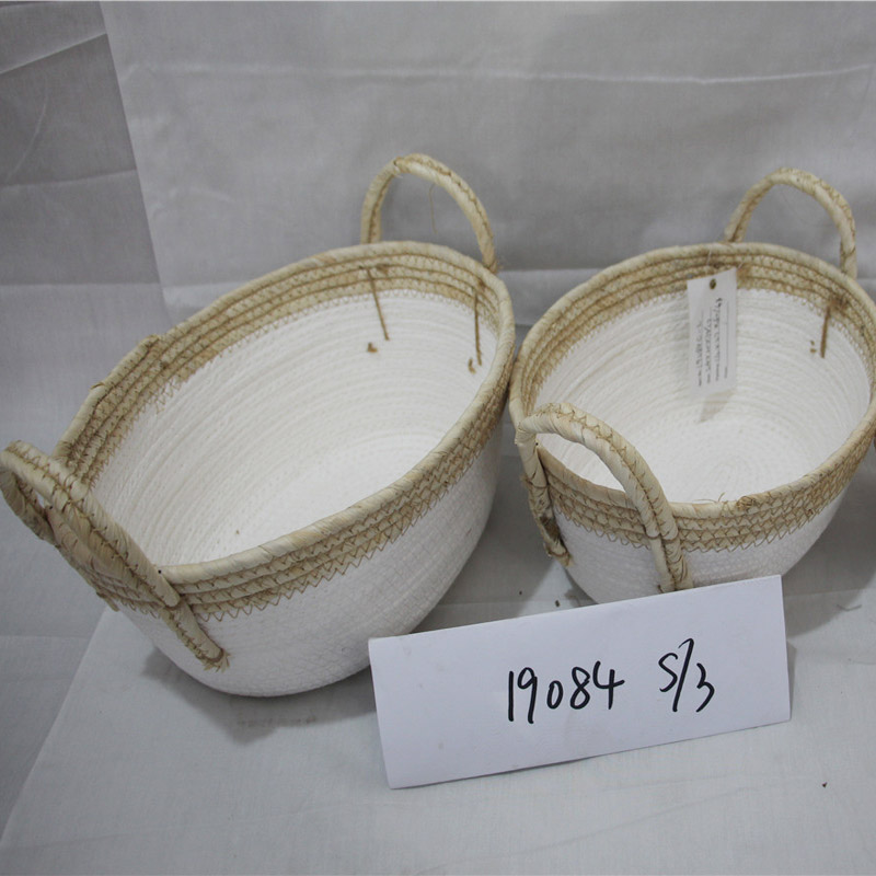 Ръчно тъкан правоъгълник дървени чипове върба продукти плетена кошница за съхранение с подплата
