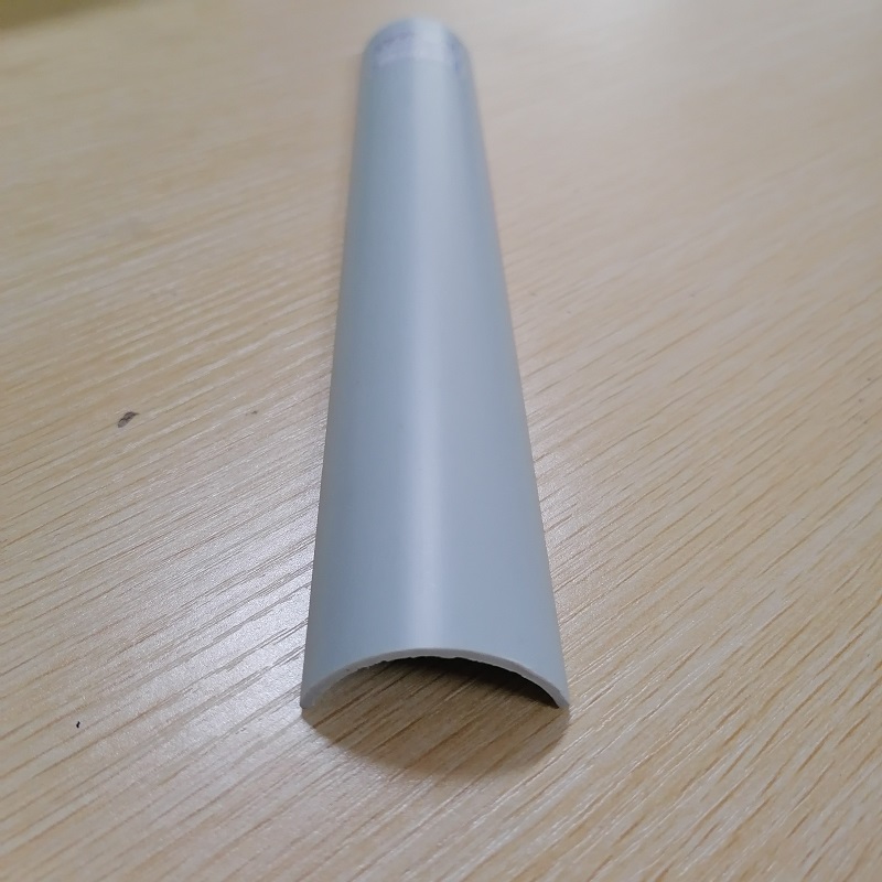 PVC C канал полукръг pvc тръбна лента pvc екструдиран профил за защита на ръба