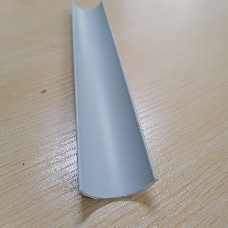 PVC C канал полукръг pvc тръбна лента pvc екструдиран профил за защита на ръба