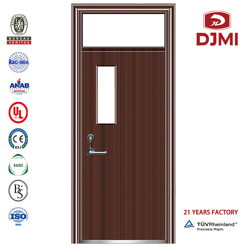 Пожароустойчиви двукрили врати Външни стоманени врати Китайска фабрика 2 часа врати Единични двойни люлеещи се без прозорец Кла...