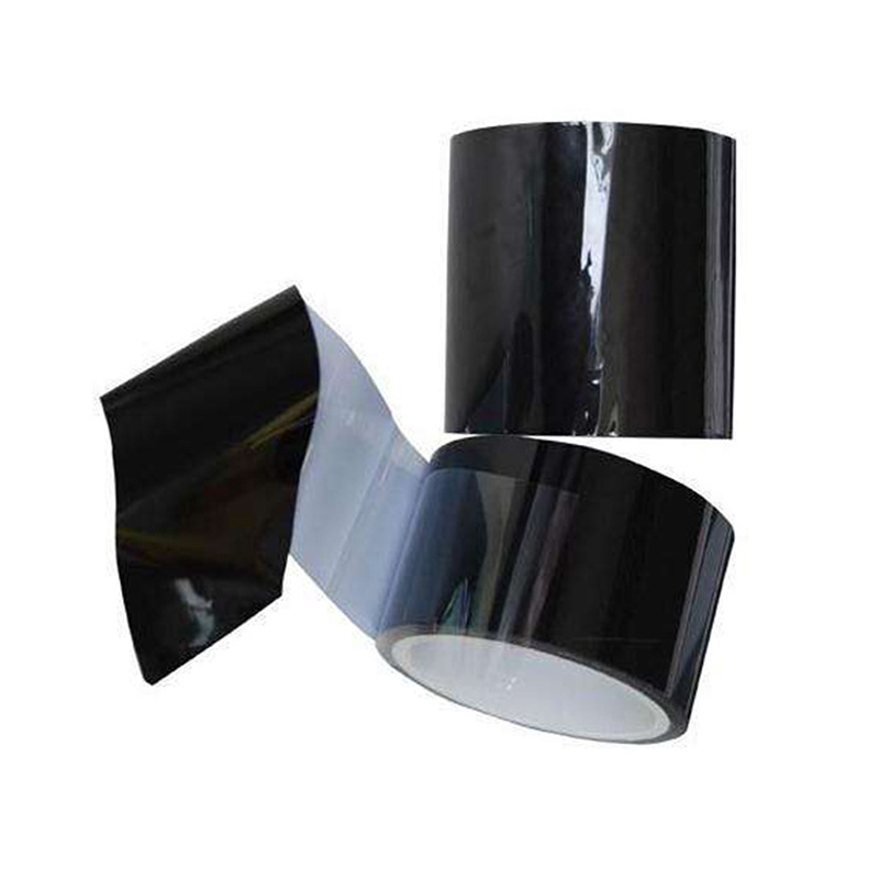 Доставка на устойчива на висока температура лента за засенчване, черно-бяла PET двустранна лента с покритие, двустранна лента за е...