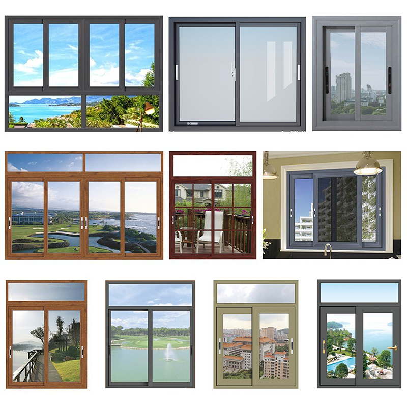 Нов дизайн с Fly Screen Alloy Frame Window Sliding Windows Бранд New Commercial Grade Sound Proof Glass Swinding Window Windows Windows Hot Security Mesh Glash Window