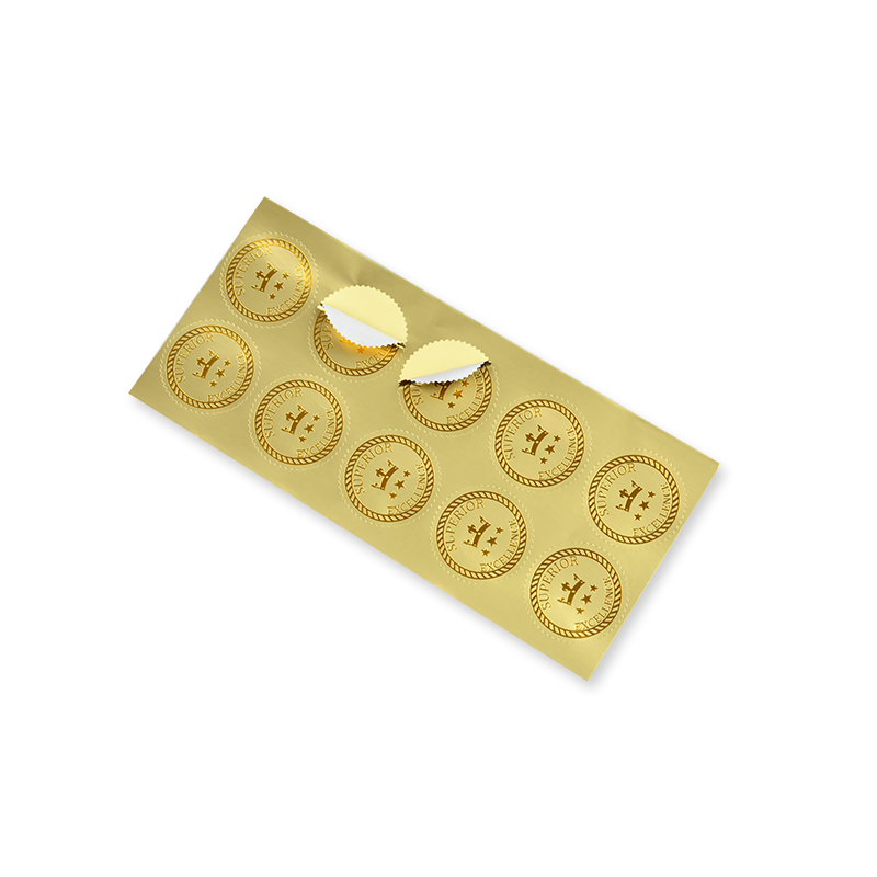 Етикети със златно фолио