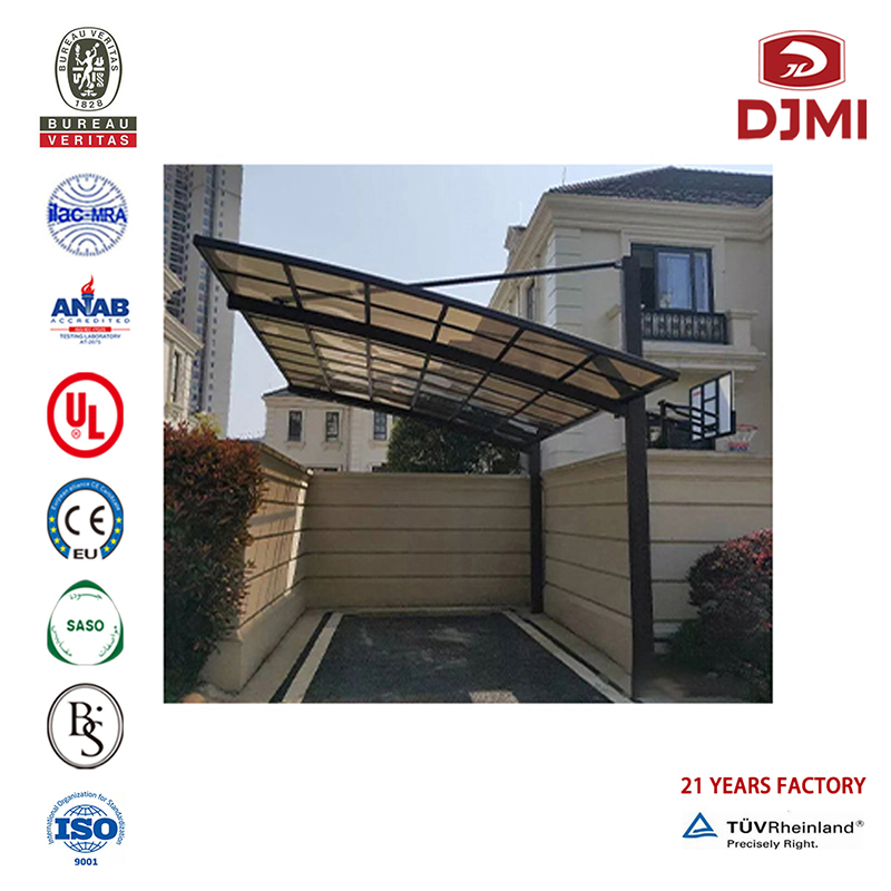 Потребителски за врати и тераси Commercial Polycarborat Canopy Multifuncal Gazebo High Snow Load Carports Canopy Professional Outdoor Shed Villa Carport with Arched Roof Pall Carports Canopy