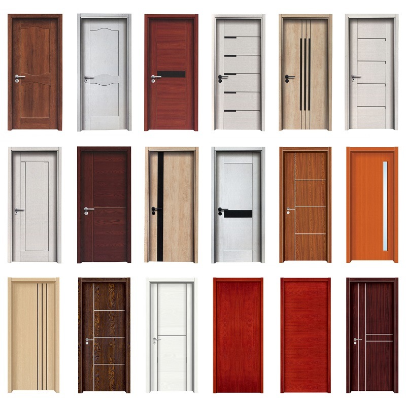 Професионален моден Глас Style Simple Design Wood Lamination Sheets Mdf Moulded Melamine Iron Single Door Cheap Cutilized Melamine Mdf Lattic Wooden Door