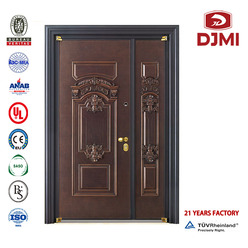 Нови настройки Безупречни технологични бронзови пластини за PIVot Steel Armored Door Chines Factory The Manufacturer Steel Armour Doors Tурки Style Armored Door