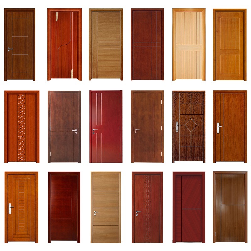 Cheap Solid Rated Wood Fire Tik Door for droom and Hotel Customized Hotel Proof 1 Hourt Exit Wood Door Simpson Fire Rate Doors Chines Uk Cleat Uk Clead Fire Fire Star Hotel Fire