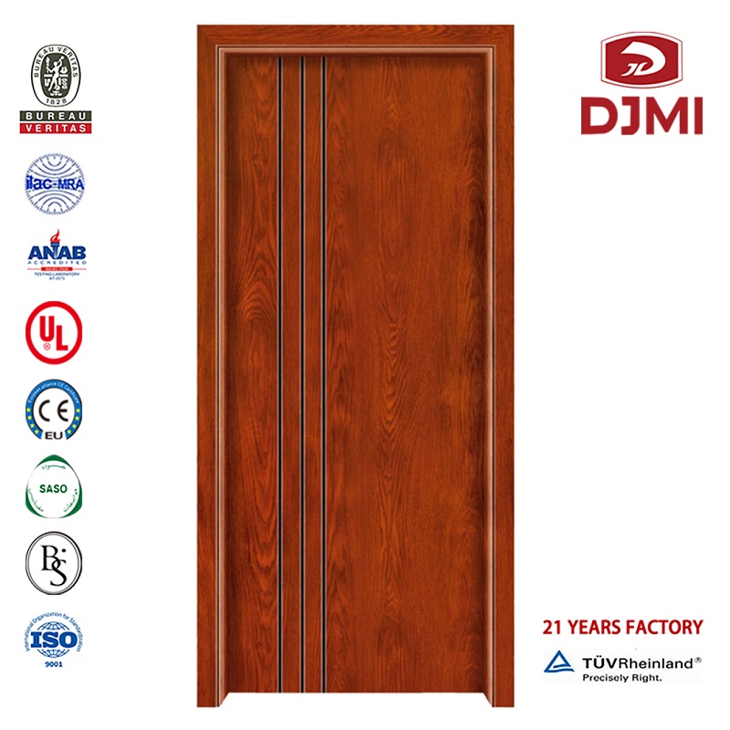 Китайска фабрика дървени врати Fd30 Fire Wood Door High quality 1.5 Часове обявени за композитни врати Съвременни дървени врати дизайни на евтин...
