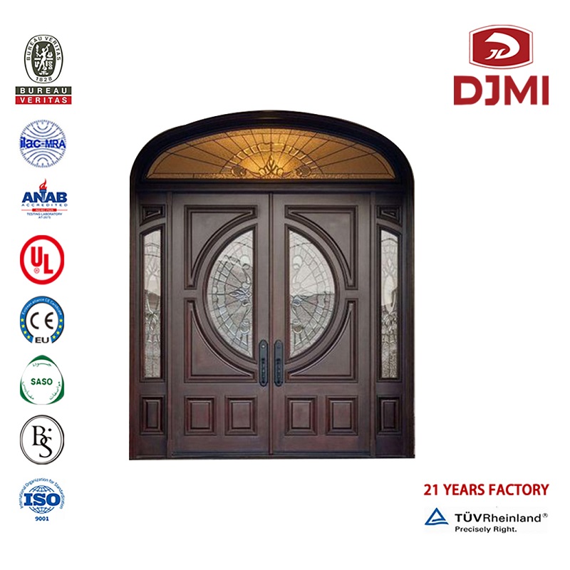 Потребителски дървесни стени за масивни врати, нови настройки, висококачествени основни вътрешни врати, дървени врати, китайска ...