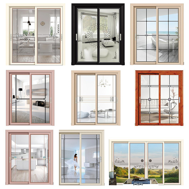 Glass Commercial Aluminum Door And Frame Бранд New Sliding Sand Grey Color Glass Factory Outlet Natrow Frame Aluminium Zen Door Hot Selling Zen Designs Interior Mattic Sliding Narrow Frame Aluminium Слайд Door