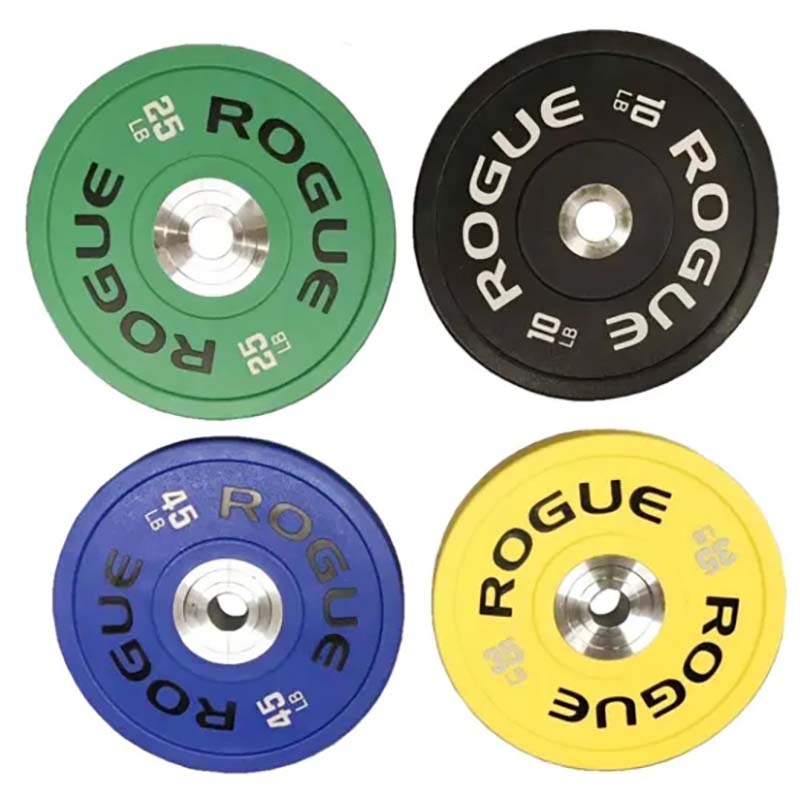 Color Bumper Plate Solid Rubber with Steel Inster
